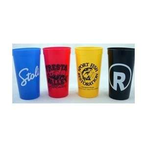      32 oz. Plastic Smooth Stadium Drink Cup: Health & Personal Care