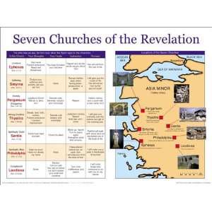  Seven Churches of the Revelation! Chart (9789901982684 