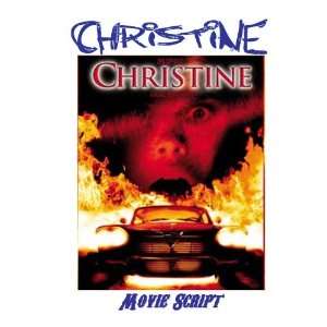   Stephen King CHRISTINE Classic Horror Movie Script!: Everything Else