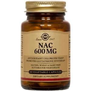  NAC (N Acetyl L Cysteine) 600 mg 60 Vegetable Capsules 
