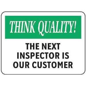  ELECTROMARK S1320 P10 Quality Sign,Inspector,10x14