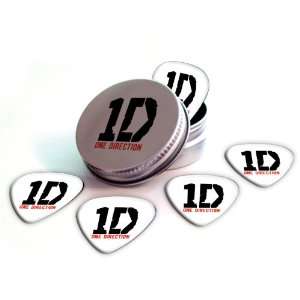  One Direction Logo Electric Guitar Picks X 5 (2 Sided 