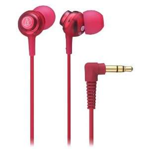  Audio Technica ATH CKL202 RD Red  Inner Ear Headphones 