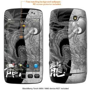  Protective Decal Skin STICKER for Blackberry Torch 9850 
