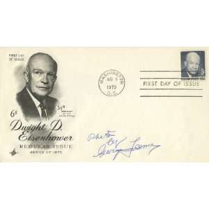  George Tames Autographed Commemorative Philatelic Cover 