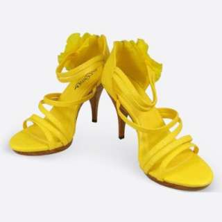  High Heel Sandal Enticing Yellow: Shoes