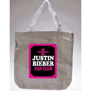  Justin Biebers Fan Club Member Mini Tote Bag (8 X 8.75 