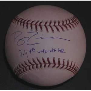   Autographed Ball   OML July 4th WalkOff HR: Sports & Outdoors