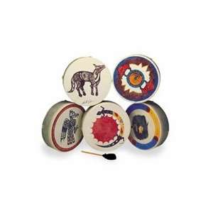  10 Inch Buffalo Drum with Buffalo Image Graphic Musical 