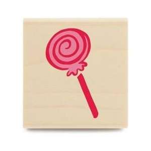 Lollipop Wood Mounted Rubber Stamp:  Kitchen & Dining