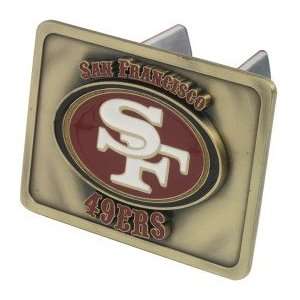   Francisco 49ers Premium Pewter Trailer Hitch Cover: Sports & Outdoors