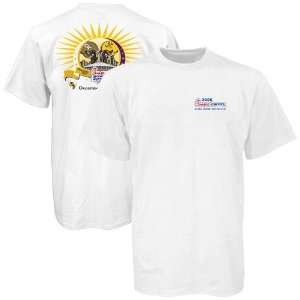   Tigers White 2008 Chick fil A Bowl Dueling T shirt: Sports & Outdoors