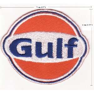  Gulf Gas & Oil Station Embroidered Iron on Patch: Arts 