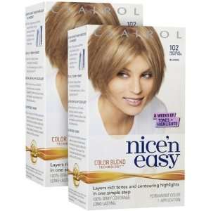   Easy Hair Color, Natural Light Ash Blonde (102), 2 ct (Quantity of 3