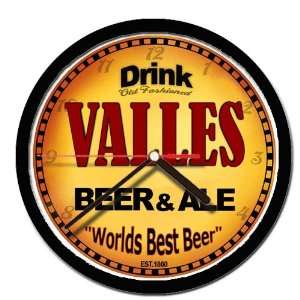  VALLES beer and ale cerveza wall clock: Everything Else