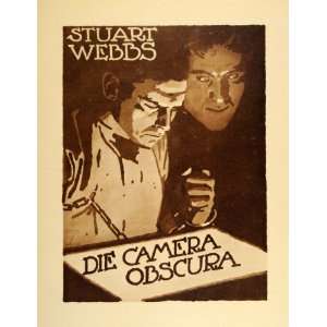  1926 Ludwig Hohlwein Camera Obscura German Film Poster 