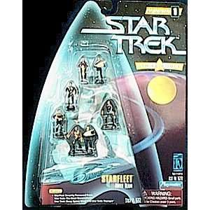   Warp Factor Series 1 Strike Force   Starfleet Away Team: Toys & Games