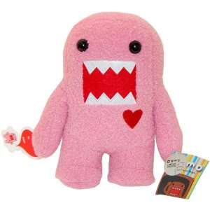  Domo 16 Inch GIANT Plush Figure PINK Domo with Heart: Toys 