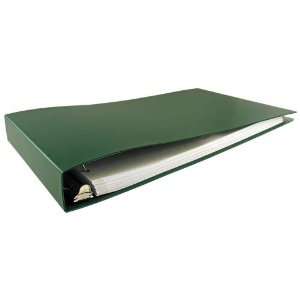  11x17 1 1/2 Angle D Ring Green Poly Binder: Office 