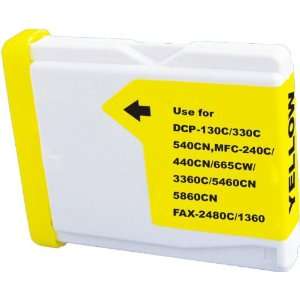   Premium Brother LC51Y Compatible Yellow Inkjet Cartridge Electronics