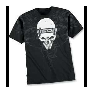  Icon Full Frontal T Shirt , Color: Black, Size: Lg XF3030 