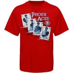   Philadelphia Phillies Majestic Phour Aces T Shirt: Sports & Outdoors