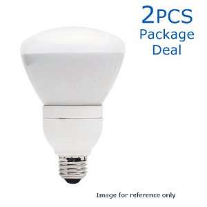  GE 15w R30 Dimmable Compact Fluorescent Bulb x 2 pieces 