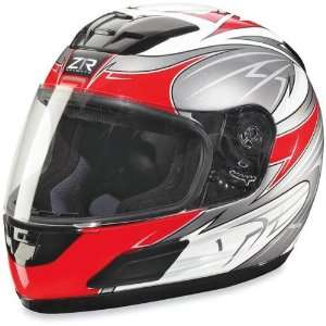   Viper Helmet , Color White/Red, Size Lg, Style Vengeance 0101 1713