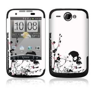  HTC WildFire Skin   Skulls and Flowers 