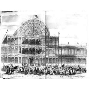  1851 OPENING GREAT EXHIBITION BUILDING ARCHITECTURE