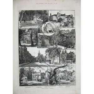  1886 Hampstead Keats Seat Holly Bush Constable Tomb: Home 