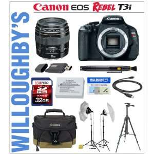 Canon EOS Rebel T3i 18 MP CMOS Digital SLR Camera Body + Canon EF 85mm 