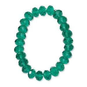 1928 Boutique Dark Green Stretch Bracelet 1928 Jewelry Jewelry