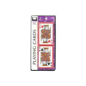 Plastic coated Playing Cards, Pack Of 2 Sets jpseenterprises