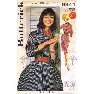   Pattern Raglan Sleeve Dress Size 12 Bust 32: Arts, Crafts & Sewing