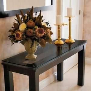  Plateau THS Contemporary Console Table in Black on Black 