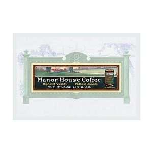  Manor House Coffee 20x30 poster: Home & Kitchen