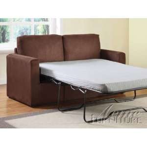 Craigg Chocolate Microfiber Sofa w/Full Sleeper #: A15365:  