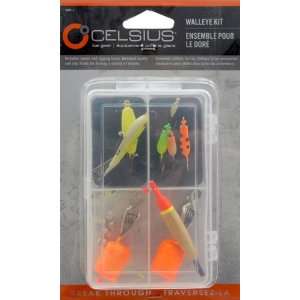 Celsius Ice Fishing Walleye Lure Kit:  Sports & Outdoors