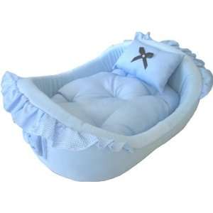  Pampered Pet ~ Blue Dog Bed: Pet Supplies