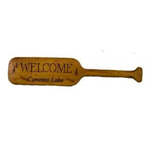  Welcome Sign, Handcrafted Oar personalized