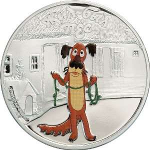 Cook Islands 2011 5$ Once Upon a Dog Edition Dog 1Oz Silver Coin 