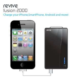  Revive Fusion 2000 External Battery Pack for iPhone, SmartPhones 