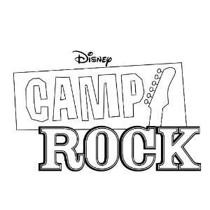  Camp Rock Guitar Wall Sticker Graphic Decal Words Bedding 