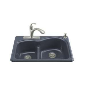  Kohler Woodfield Kitchen Sink   2 Bowl   K5839 2 52