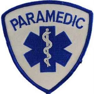  Paramedic Logo Patch Blue & White 3 5/8 Patio, Lawn 
