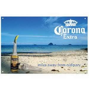  Corona Extra Miles Away From Ordinary Bar Metal Sign: Home 