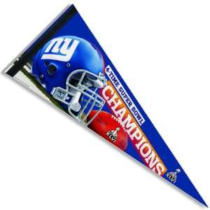  NEW YORK GIANTS 2012 SUPER BOWL 46 CHAMPS PENNANT: Sports 