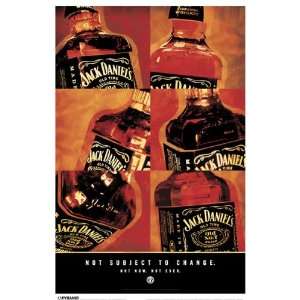  Jack Daniels Not Subject To Change Poster: Home & Kitchen