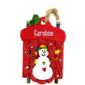  Ganz Personalized Caroline Christmas Ornament: Home 